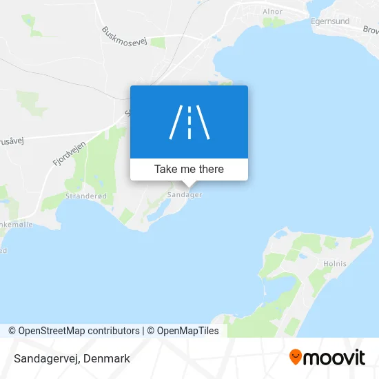Sandagervej map