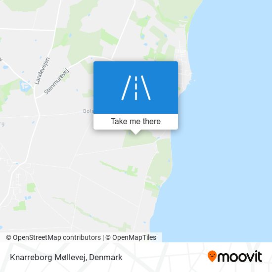 Knarreborg Møllevej map