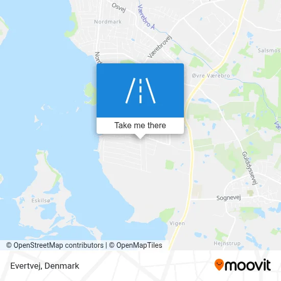 Evertvej map