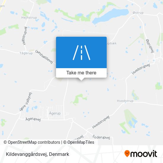 Kildevanggårdsvej map