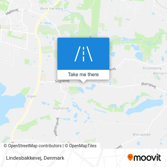 Lindesbakkevej map