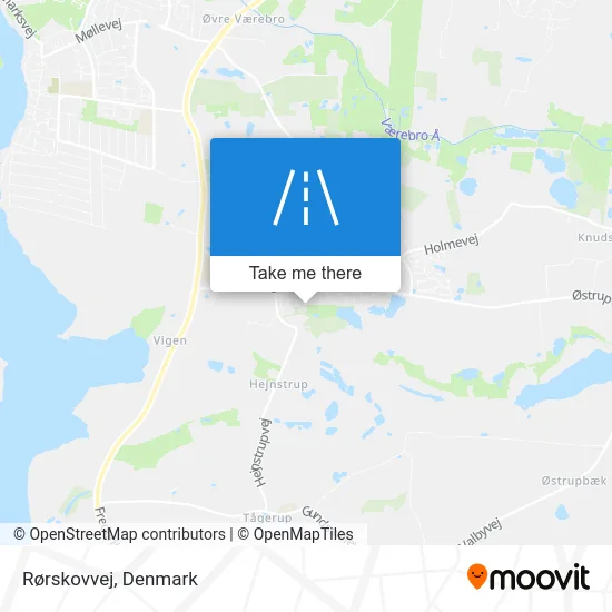 Rørskovvej map