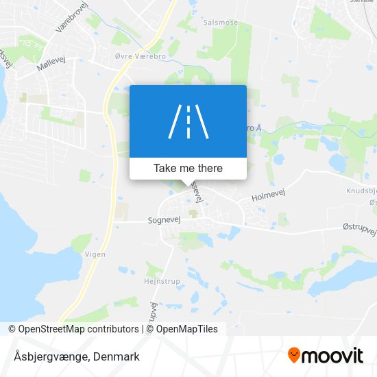 Åsbjergvænge map