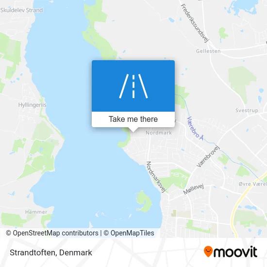 Strandtoften map
