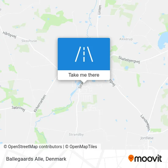 Ballegaards Alle map