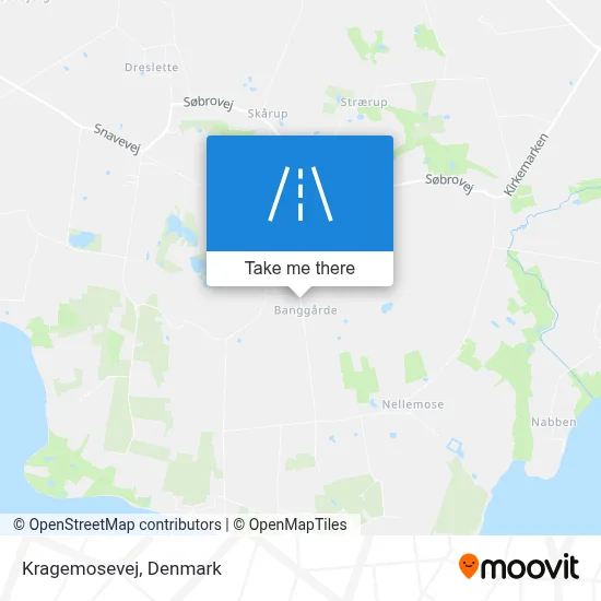 Kragemosevej map