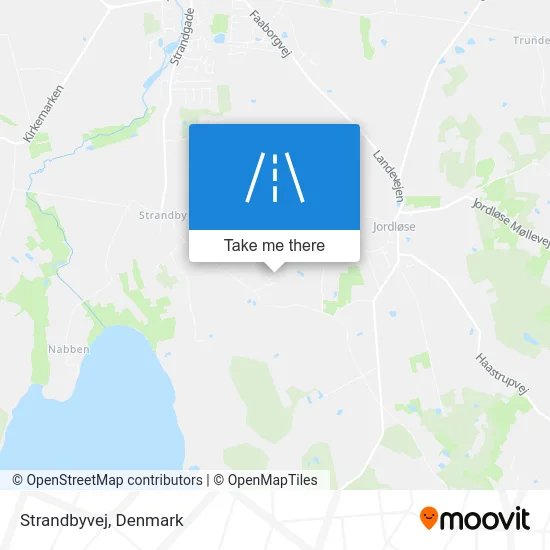 Strandbyvej map