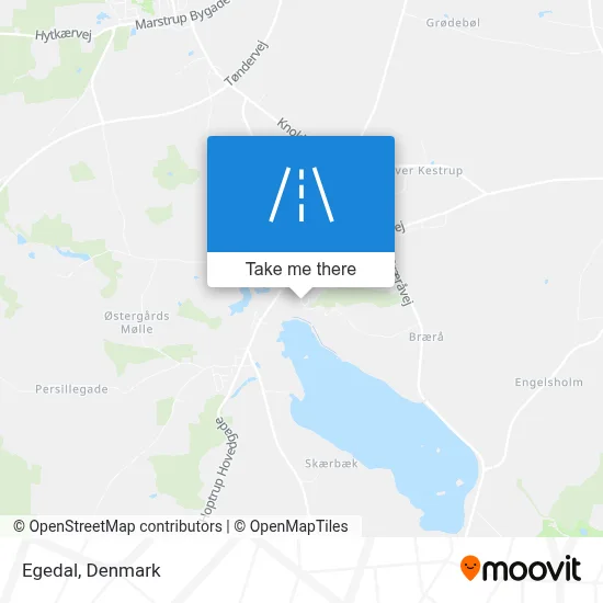 Egedal map