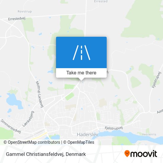 Gammel Christiansfeldvej map