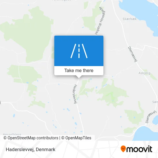 Haderslevvej map