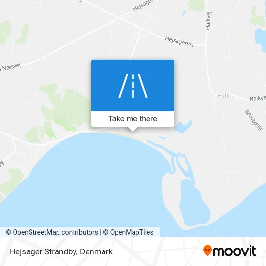 Hejsager Strandby map