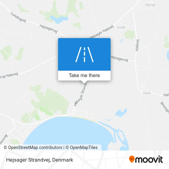 Hejsager Strandvej map