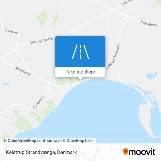 Kelstrup Strandvænge map