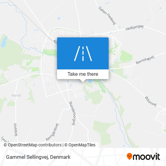 Gammel Sellingvej map