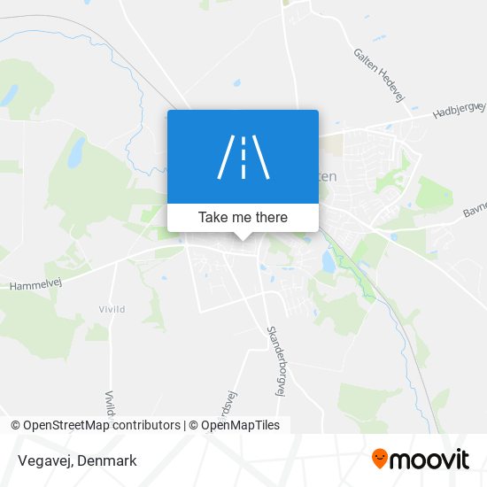 Vegavej map
