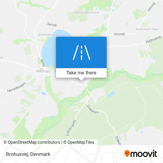 Brohusvej map