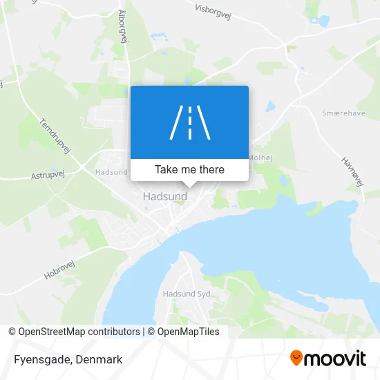Fyensgade map