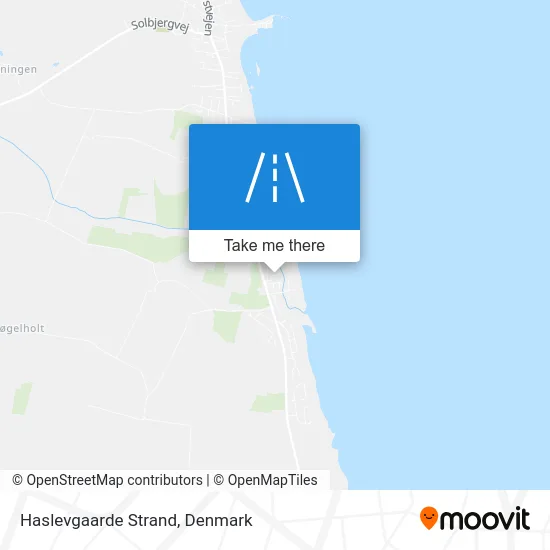 Haslevgaarde Strand map