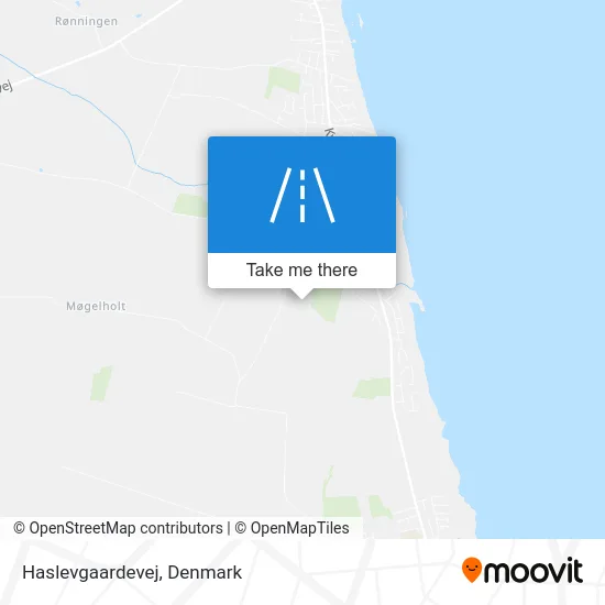 Haslevgaardevej map