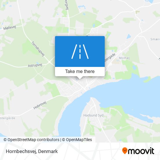 Hornbechsvej map