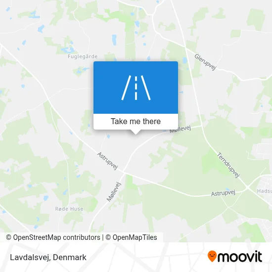Lavdalsvej map
