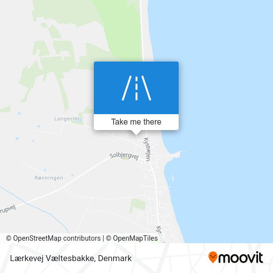 Lærkevej Væltesbakke map