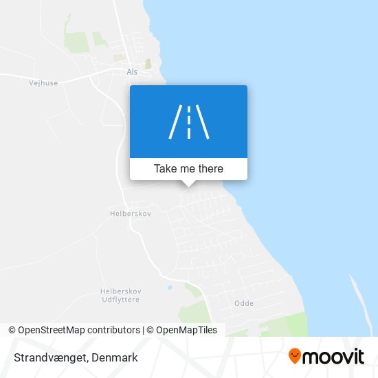 Strandvænget map