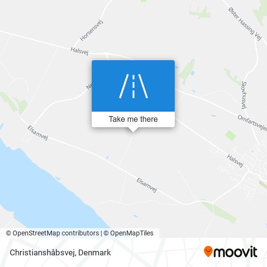 Christianshåbsvej map