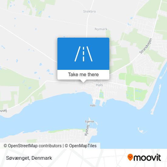 Søvænget map