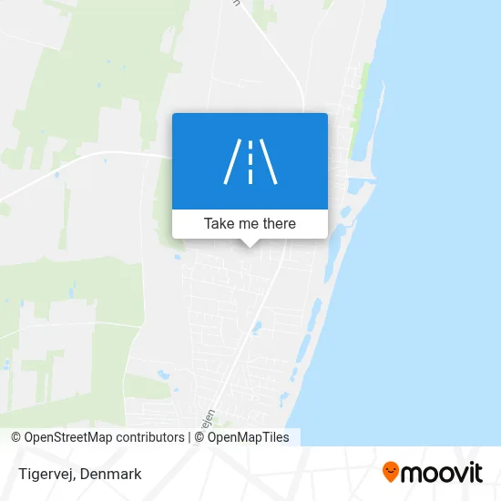 Tigervej map