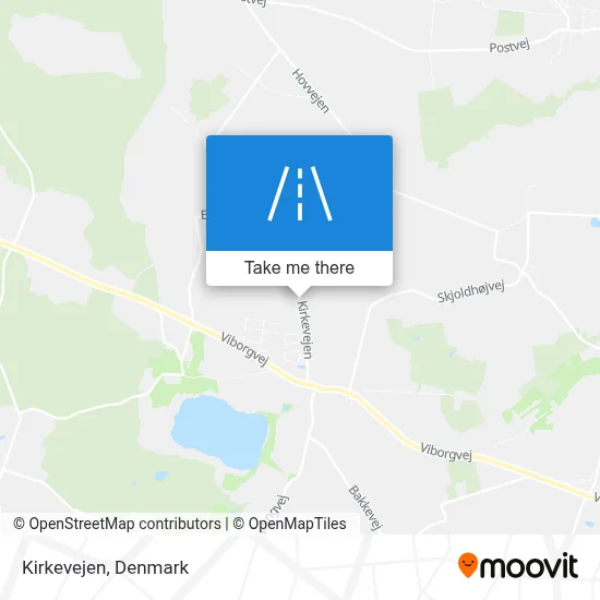 Kirkevejen map