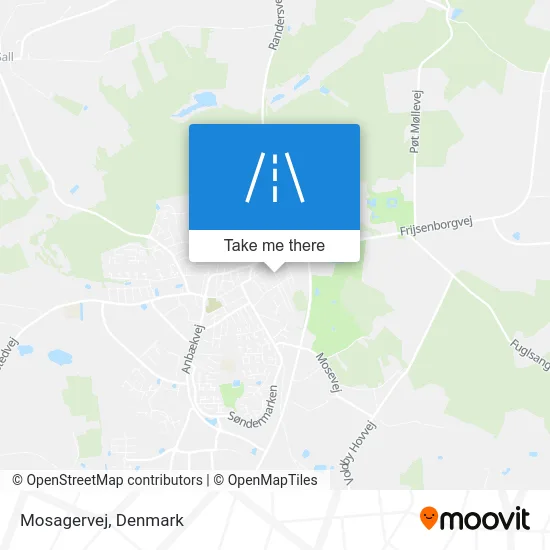 Mosagervej map