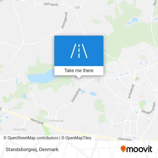 Standsborgvej map