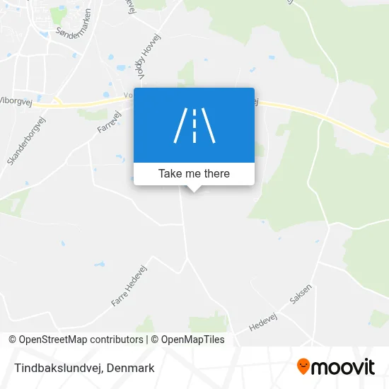 Tindbakslundvej map