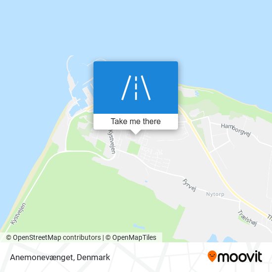 Anemonevænget map