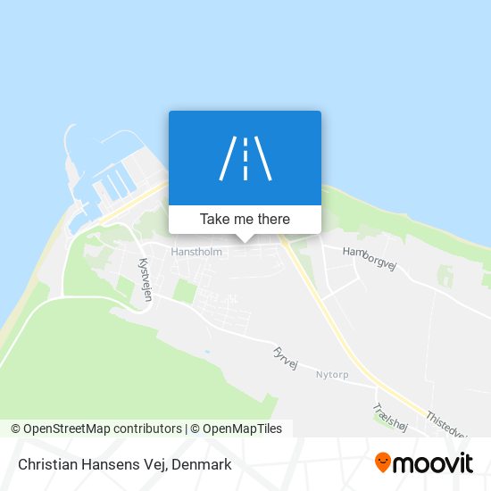 Christian Hansens Vej map