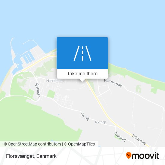 Floravænget map