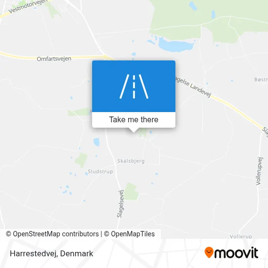 Harrestedvej map