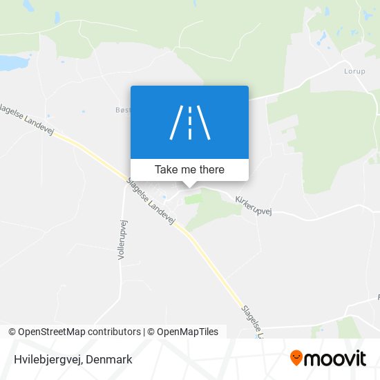 Hvilebjergvej map