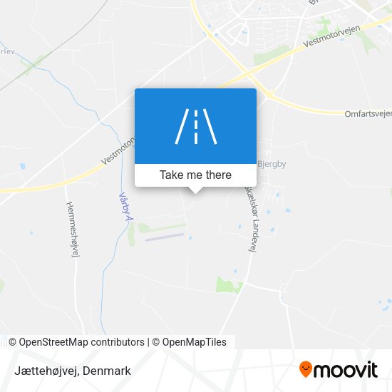 Jættehøjvej map