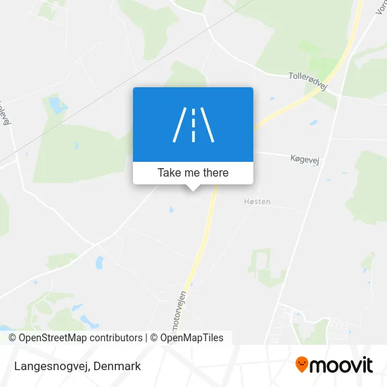 Langesnogvej map