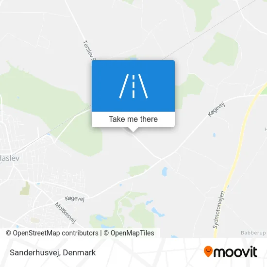 Sanderhusvej map