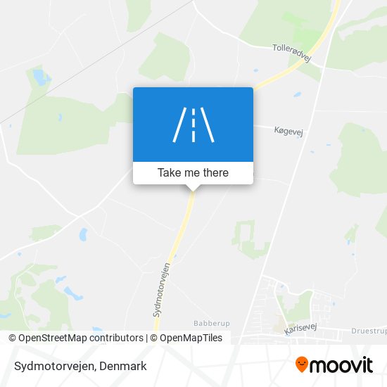 Sydmotorvejen map