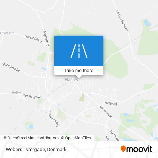 Webers Tværgade map