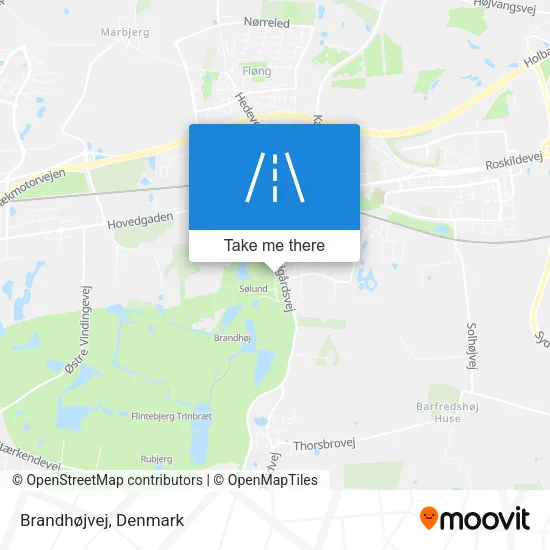 Brandhøjvej map
