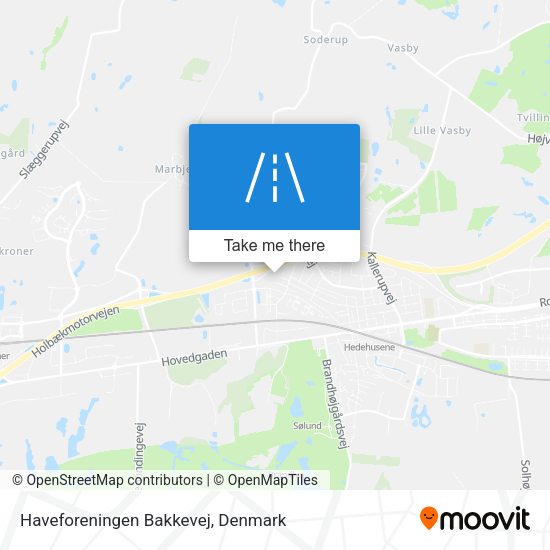 Haveforeningen Bakkevej map