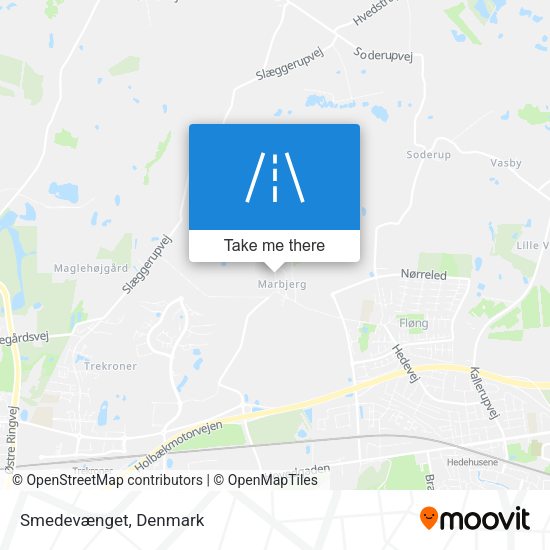 Smedevænget map