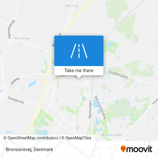 Brorsonsvej map
