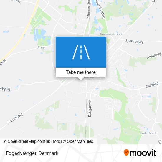 Fogedvænget map