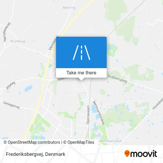 Frederiksbergvej map